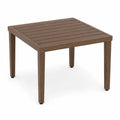 Quadratischer Holztisch Braun 90x90x74 cm