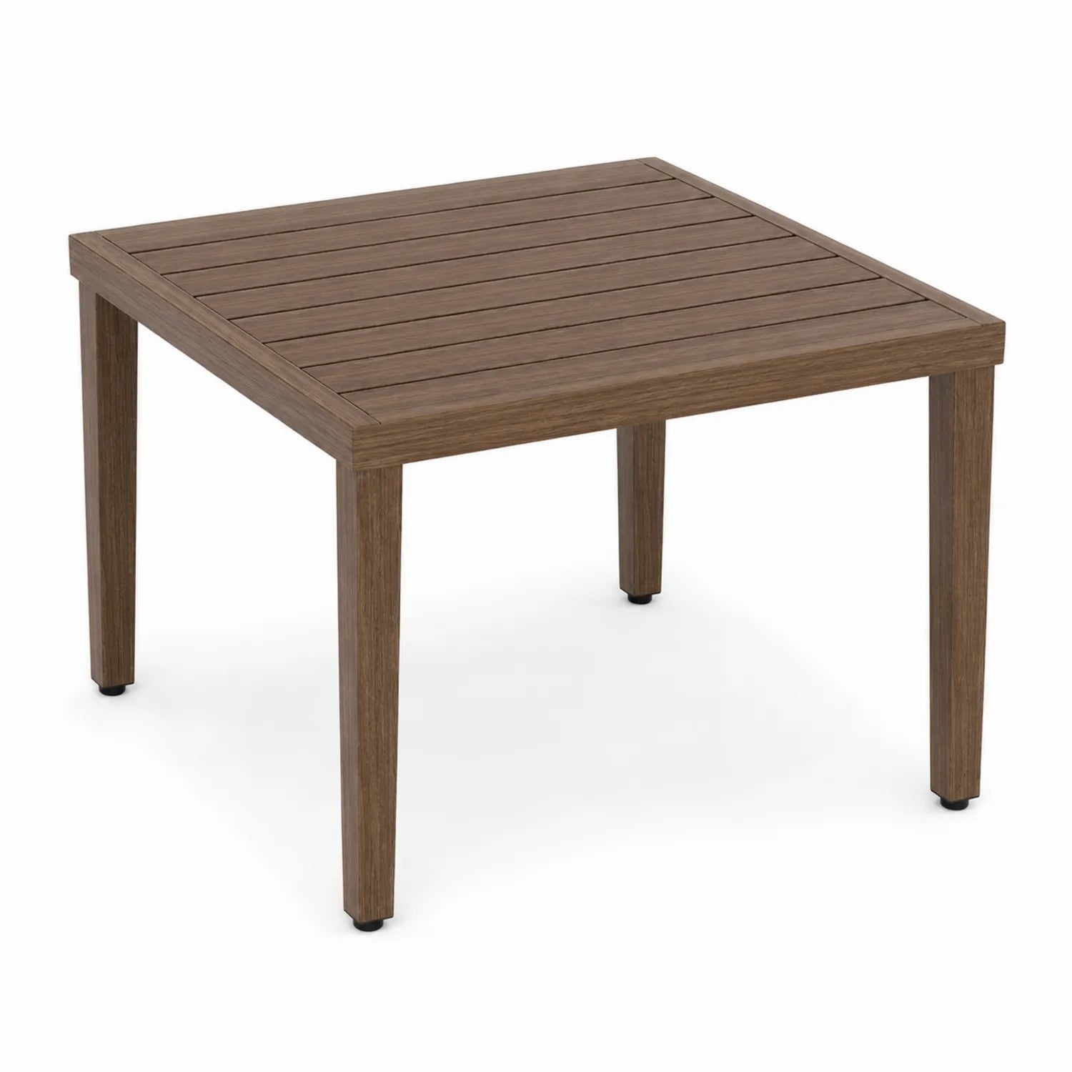 Quadratischer Holztisch Braun 90x90x74 cm