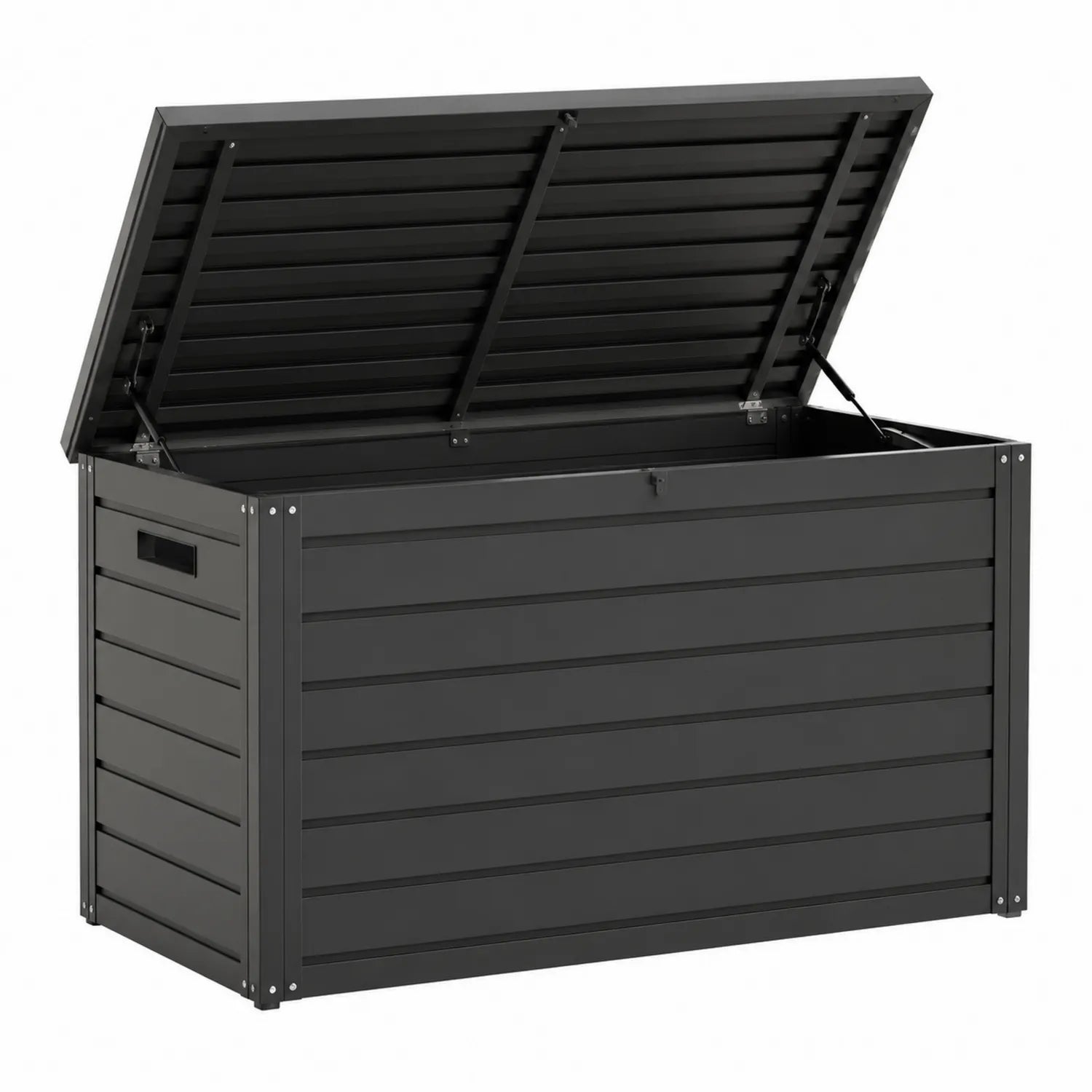Metall Aufbewahrungsbox Stahl Anthrazit 120x60x62 cm