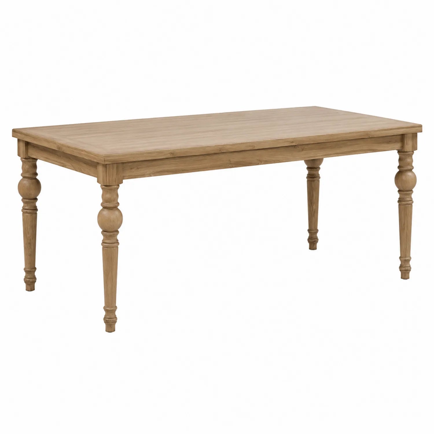 Esstisch Eichenholz Rechteckig 180x90x75cm Natur